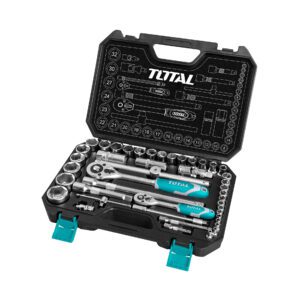 Total 44 Pcs 1/4"+1/2" Socket Set- THT421441