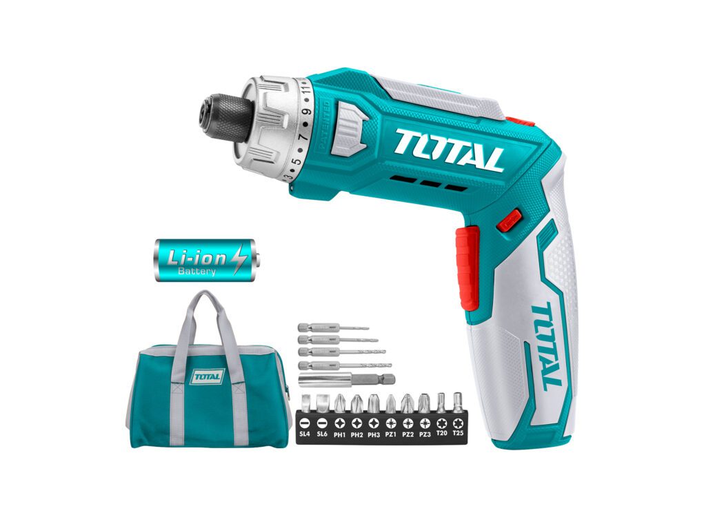 Total Cordless Screwdriver 8V 5.5NM - TSDLI0801 - Total Tools India ...