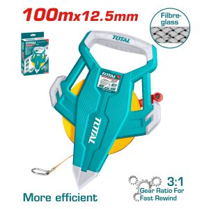 Total Fiberglass Measuring Tape 100*12.5mm - TMTF131006
