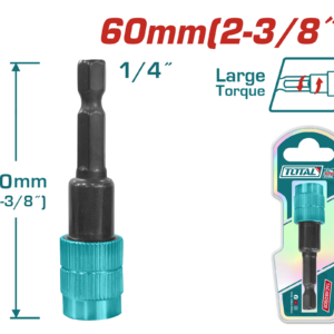 TOTAL 60mm Quick Release Screwdriver Bit Holder – TAC462602