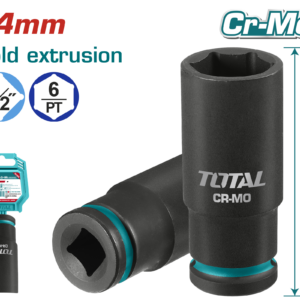 TOTAL 1/2" Drive 24mm Deep Impact Socket – THDIS12242L