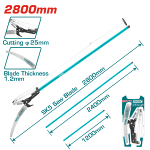 TOTAL Extendable Pole Saw & Pruner - THEPS25281