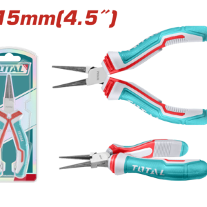 TOTAL TOOLS Mini Round Nose Pliers 4.5 Inch THTMN656