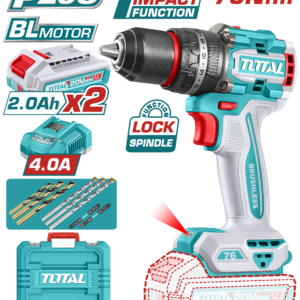 TOTAL Compact Brushless Cordless Impact Drill – 20V | TIDLI207686