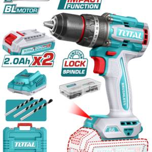 TOTAL Brushless Cordless Impact Drill – 20V | TIDLI208687