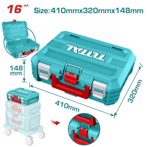 TOTAL 16" Stackable Tool Box – TPBXS101