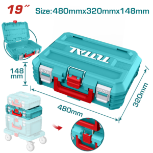 TOTAL 19" Stackable Tool Box – TPBXS102