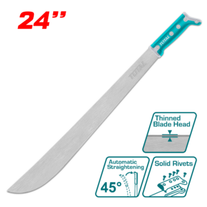 TOTAL 24" Carbon Steel Machete- THMPS0124