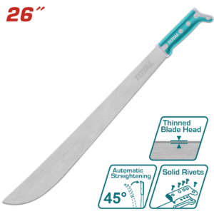 TOTAL 24" Carbon Steel Machete- THMPS0124